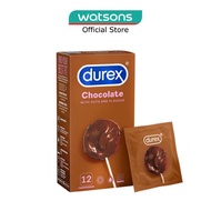 DUREX Extra Pleasure Dotted Shape Condom Chocolate 12s