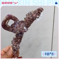 Fishing Line Wrapped New Crystal High-End Shark Clip for Back of Head2025Hairpin Hair Accessory Hair