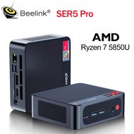 Beelink SER5 Pro Mini PC AMD Ryzen 7 5850U DDR4 Ram M2 NVME SSD WiFi6 BT5.2 Type-C Triple Display De