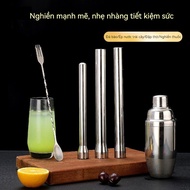 C-m1NEWC-m1NEWStainless steel ice crushing sticks, cocktail sticks, fruit blending sticks, juice sti