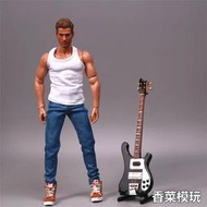 【全場免運】新款 16兵人樂器模型 迷你電吉他模型 場景道具 現貨
