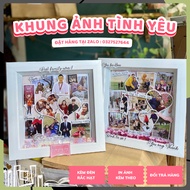 Hanmade 3d photo frame, desktop photo frame set of materials to make your own 3d photo frame