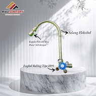 Flexible Faucet H95 Medium & Small Head 360 Rotation Anti-Rust Stainless