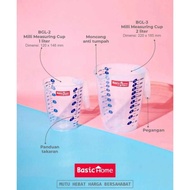 Milli Measuring Cup 1 Liter and 2 Liter Bpa Free Basic Home By Lion Star ||