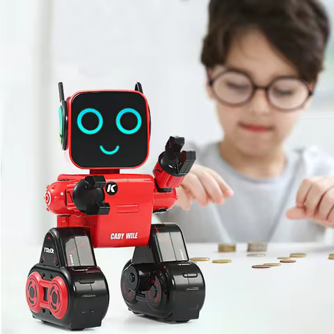 JJRC R4 Robot RC Intelligent Sense Inductive Remote Control Smart Robo Advisor Coin Bank Gift For Ch
