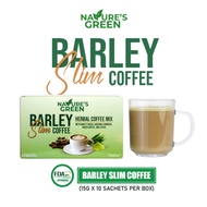 Nature's Green Barley SLIM Coffee 7 in 1 Herbal and Health Coffee Mix with Barley Grass