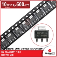 [10 PCS] AMS1117-3.3V 5.0V AMS1117 SOT-223 IC Voltage regulator