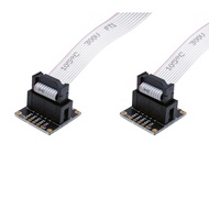 Treedix 2pcs JTAG Breakout Board Adapter SWD Adapter Board Jtag Debug Board with 2 Row 2.54mm Pitch 