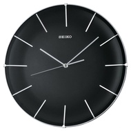 [Powermatic] Seiko QXA603KL QXA603K  QXA603 Black Analog Wall Clock Simple Minimalist