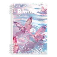 4PCS A5 Cute 60 Spiral Notebook Cartoon Insertion Coil Notebook School Office Supplies Stationery