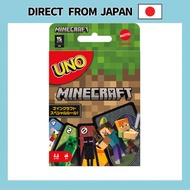 【Direct from Japan】Mattel Games UNO Minecraft — Party & Educational Card Game, 112 Cards, 2–10 Playe