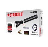 Star Gold Rechageable FlashLight Cree 3W LED High Power Aluminium Body Water Resistant Long Reng 175