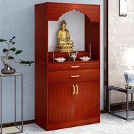 H-Y/ Buddha Niche Modern Light Luxury Small Incense Burner Table Altar Clothes Closet Modern Small with Door God of Weal