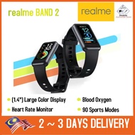 (MY SET)realme Band 2 |3.5cm (1.4")Large Color Display| Real-time Heart Rate Monitor|Blood Oxygen|90