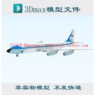 Boyin 707 Civil Airlines Airliner 3dmax Model fbx c4d obj Format 3d Model blender Model File