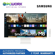 Samsung M8 Smart Monitor 32" Inch 4K UHD Smart Monitor | LS32BM801UEXXP | Samsung M8 Smart Monitor | Samsung M8 Monitor | Samsung Monitor -SMART Monitor | Monitors | NEW SAMS UNG M8 SMART MONITR