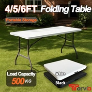 4FT/5FT/6FT Heavy Duty Foldable Table 600KG Meja Lipat Banquet Camping Dining Event Outdoor