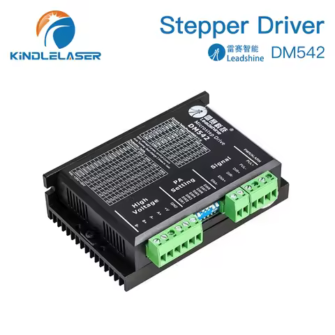 Leadshine DM542 2 Phase Stepper Driver 20-50VAC for NEMA17 NEMA23 Stepper Motor Controller 42 57 Ste