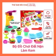Safe Clay Toy Set For Kids Hcm Ice Cream Maker Tools