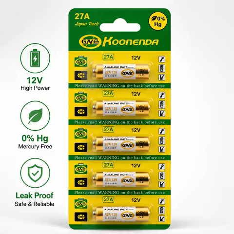 27A 12V Dry Alkaline Battery A27 G27A L828 GP27A for Car Remote Doorbell Garage Door Opener