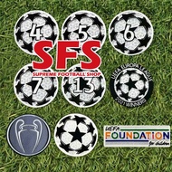 SFS  Add Football Jersey Badge Custom Jersi Patch and Sponsor ads