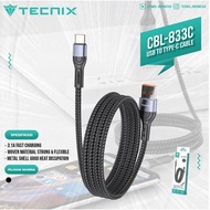 TECNIX CBL-833-C Type C Data Cable Fast Charge 3.1A Type C Cable