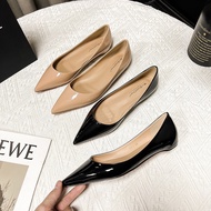 Casual Red Bottom Flats - Pointed Toe | Stylish & Versatile Women’s Shoe