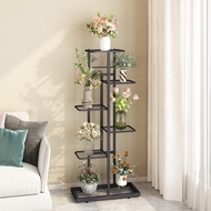 （SG STOCK）Plant Rack With Pulley/Multi-layer Flower Stand/Flower Rack/Outdoor Pot Stand