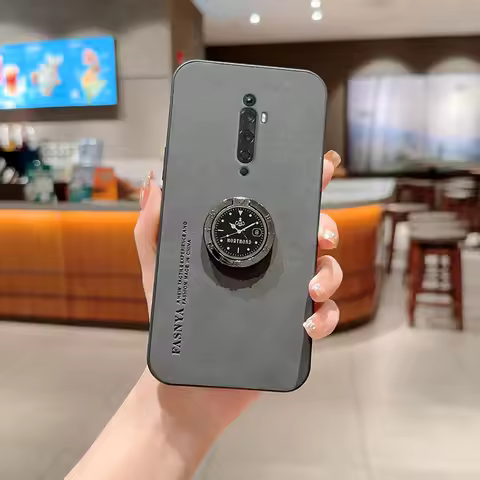 Luxury Ring Leather Phone Case For OPPO Reno Z 2Z 2F 3 Pro 5 5K Reno 5 Pro Reno 6 6Z 6 Pro Plus Shee