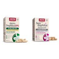 Jarrow Formulas Probiotics Bundle with Jarro-Dophilus EPS 10 Billion CFU 120 Caps and Fem-Dophilus A