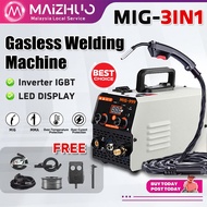 Mig-999Welding Machine Mig Welding Set Mesin Welding Gasless MIG/MMA/TIG Gasless 3in1 Inverter IGBT 