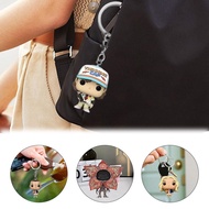 Strange Things Short Hair Eleven Carnivorous Plant Dustin Toy Keychain L5s9