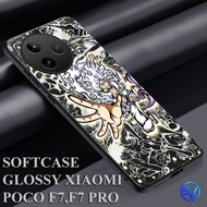 [ GT22 LUFFY ] Softcase Xiaomi POCO F7& F7 PRO Case Glitter Mirror Sublime Silicone Xiaomi