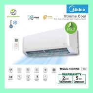 MIDEA R32 Non-Inverter 1.0hp / 1.5hp / 2.0hp MSAG-10CRN8 / 13CRN8 / 19CRN8 Xtreme Cool Air-conditioner
