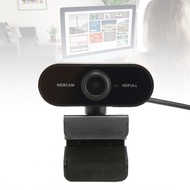Supergoodsales Webcam  Built in Mic 1080P HD 90 Degree Wide Angles USB Camera CMOS Sensor Multifunct