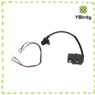 YRBWDYZDH Chainsaw Ignition Coil, Black With Wire Ignition Coil Module, Compact Easy Installation Me
