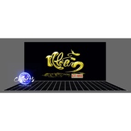 3d painting. stickers for aquariums, arowana fish tanks (back painting)