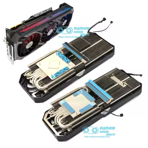 Custom GPU Graphics Card Heatsink Radiator Replacement for ASUS ROG RX 6700XT 6800 RTX 3070 3070Ti 3