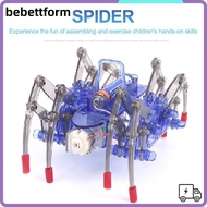 LUCKY Robotic Spider Toy, Movable Legs Educational Electric Robot Spider, DIY Battery Operated No So