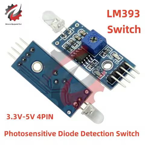 LM393 Photosensitive Diode Detection Switch 3.3V-5V 4PIN Photodiode Module Light Sensor Switch Modul