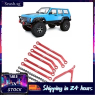 Seashorehouse Drfeify RC Car Shell Accessories Rustproof Steering Linkage Rod Set for Axial SCX24 C1