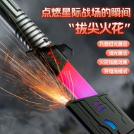 New Hot Sword Luminous Spark Knife Toy Laser Sword Children Boy Flashing Sword Samurai Knife
