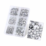 SWAROVSKI NAIL ART ACCESSORIES SIZE 6 SILVER NAIL ART ACCESSORIES