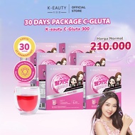 30 Days Package - K-Eauty C-Gluta 300 X Blackpink The Game | L-Glutathione dan Vitamin C | Minuman P