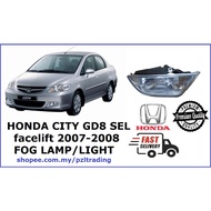 Honda City GD6/GD8 SEL 2006-2008 foglight foglamp fog spot light lamp lampu spotlight idsi ivtec