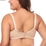 PARIFAIRY 胸罩 調整型內衣收副乳 F cup Bra Plus Size Minimizer Bra with Wire baju dalam wanita 42F 44F 46F 48F 