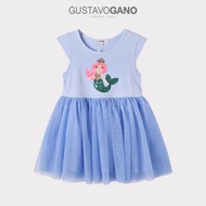 Váy đầm công chúa tay ngắn cho bé gái Gustavo Gano