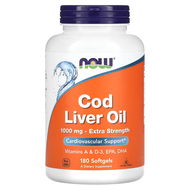 NOW Foods Cod Liver Oil Extra Strength 1000 mg