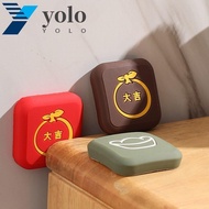 YOLO 2PCS Door Crash Pad, Wall Protector Anti-collision Door Handle Bumper, Modern Self Adhesive Mute Door Stopper Refrigerator