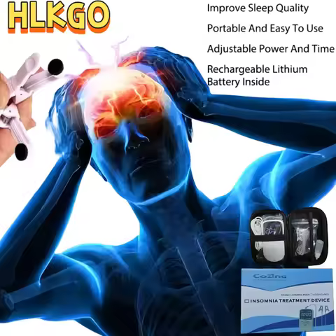 Professional Vagus Nerve Stimulator Auricular Neurostimulation CES Therapy Clip Ear for Anxiety Stre